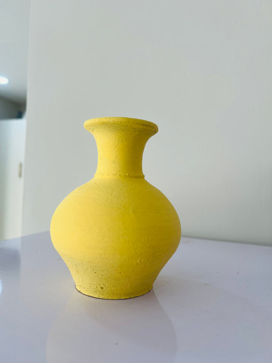 Taran Yellow Decor pot