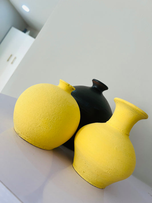 Tanga Yellow Decor Pot